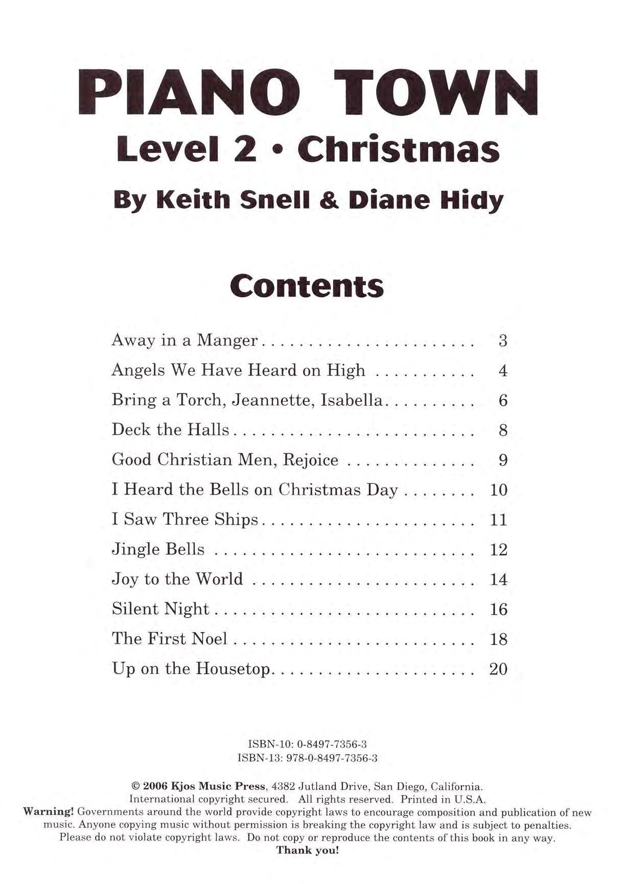Piano Town Christmas, Level 2