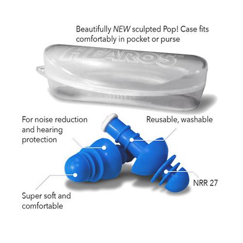Hearos Multi-Purpose Ear Plugs, 2 Pairs + Case