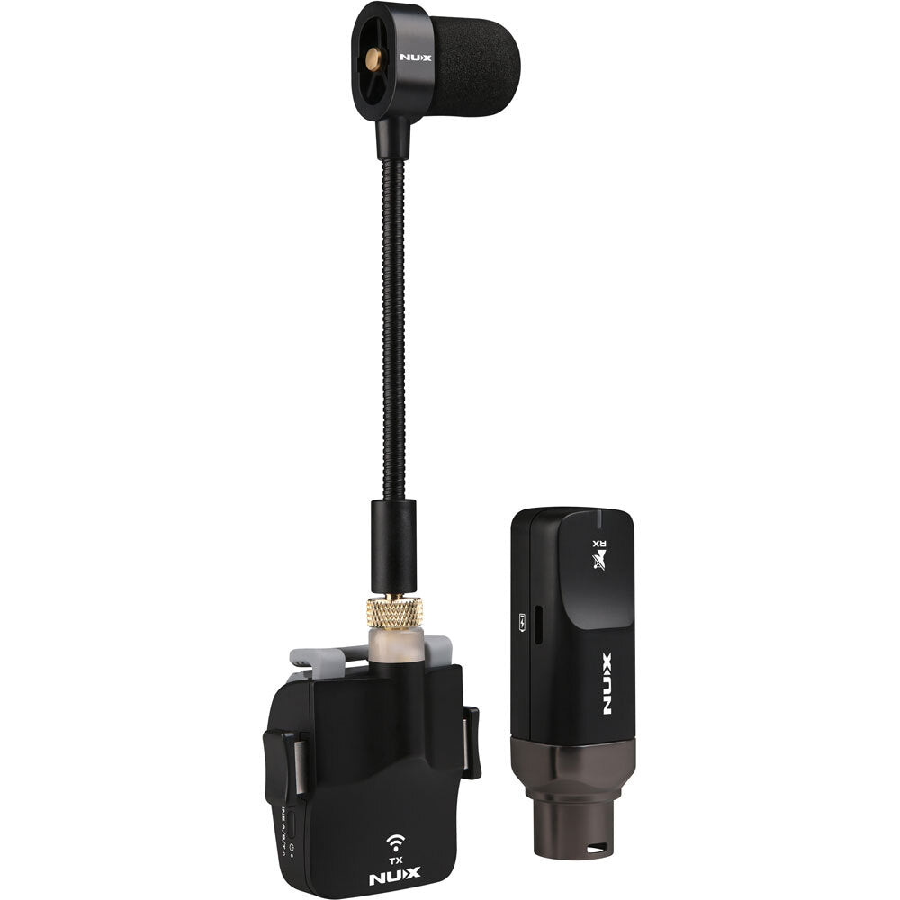当店一番人気】 NUX B-6 Saxophone Wireless System with Charging Case,Operation  Range of 20 Meters,High-Resolution 24- bit 44.1kHz Audio,2.4GHz Micr 