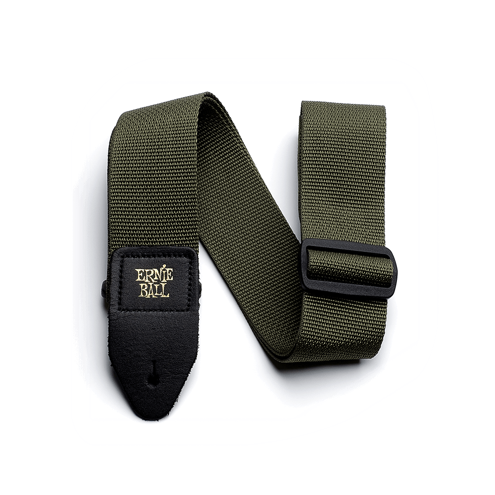 Ernie Ball Polypro Guitar Strap, Olive
