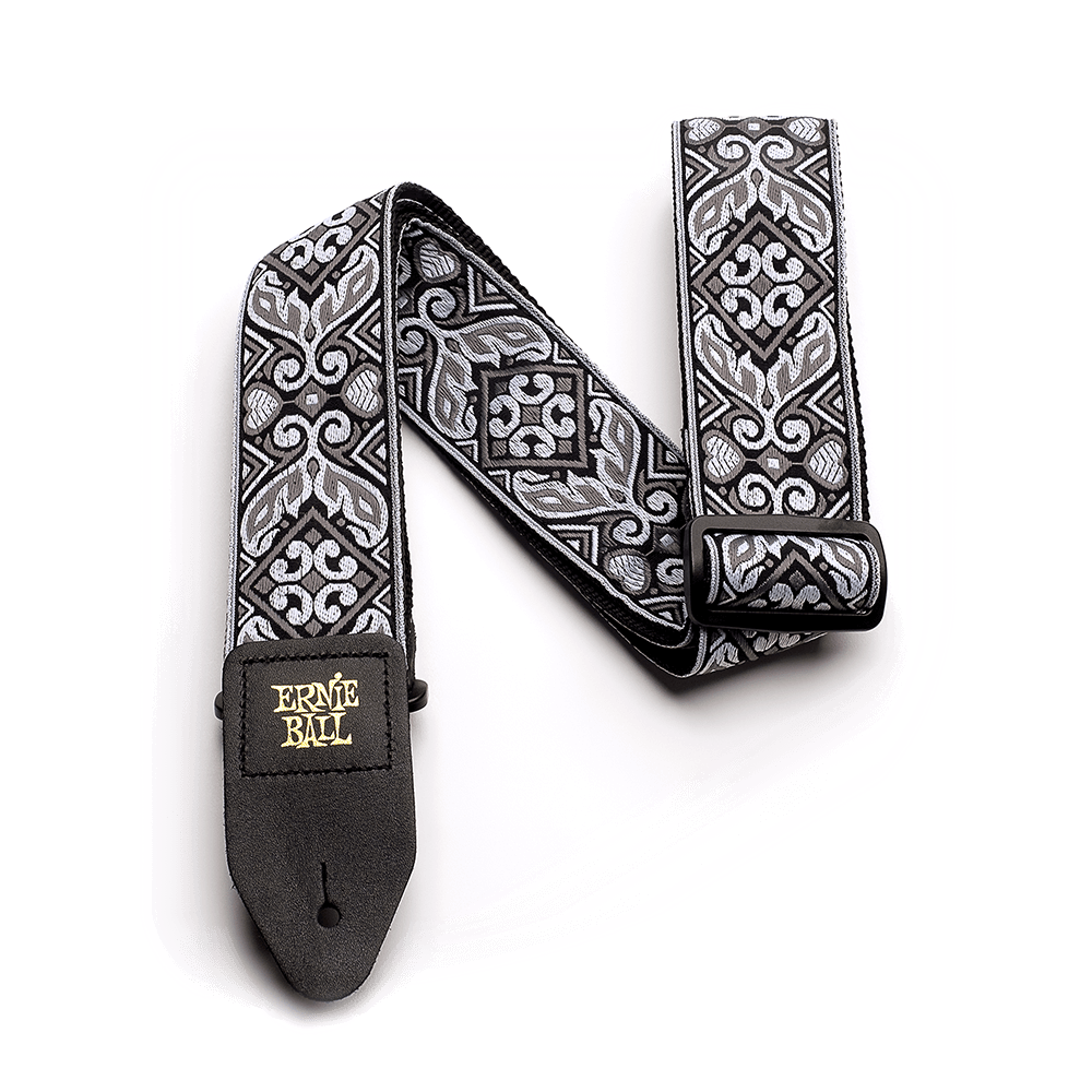 Ernie Ball Tribal Silver Jacquard Guitar Strap