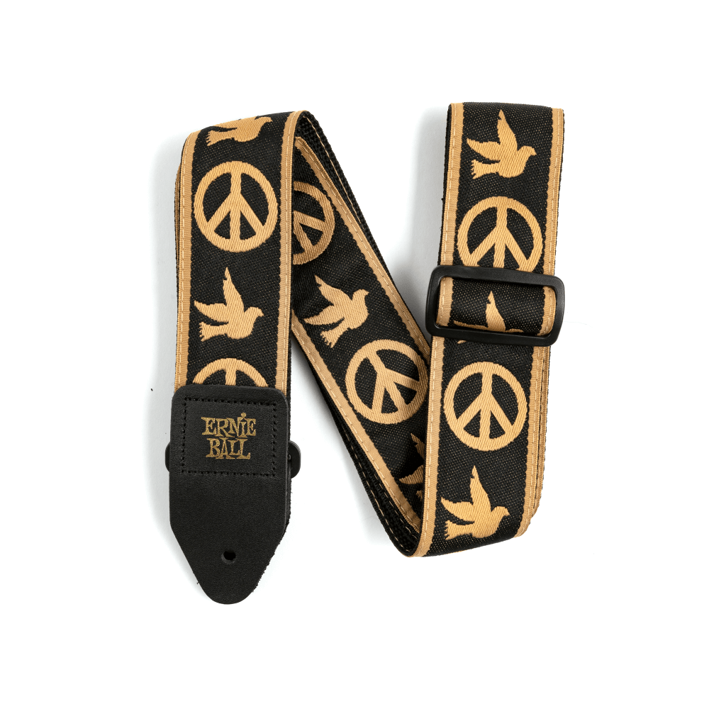 Ernie Ball Peace Love Dove Jacquard Guitar Strap