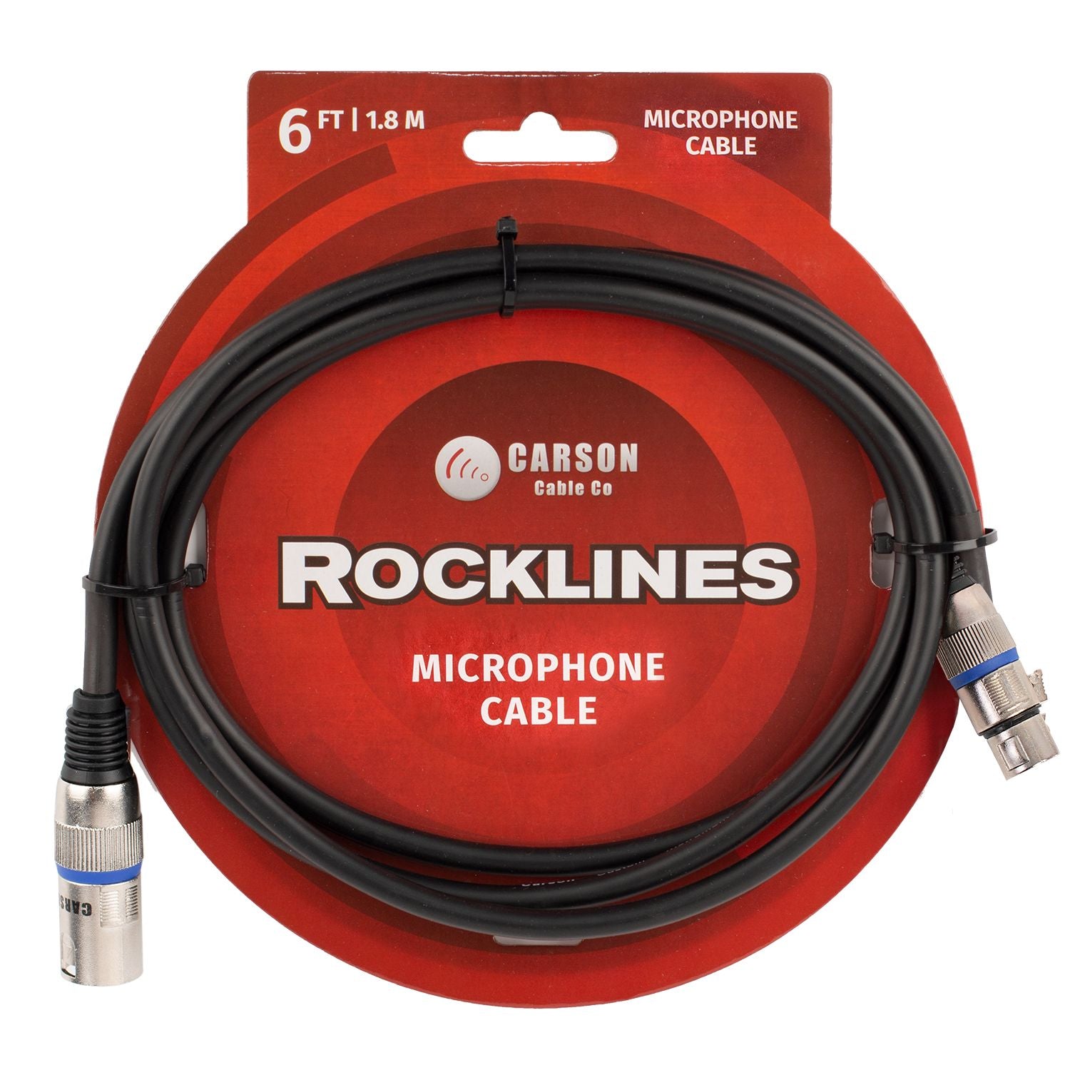 Carson Rocklines Microphone Cable, XLR - XLR