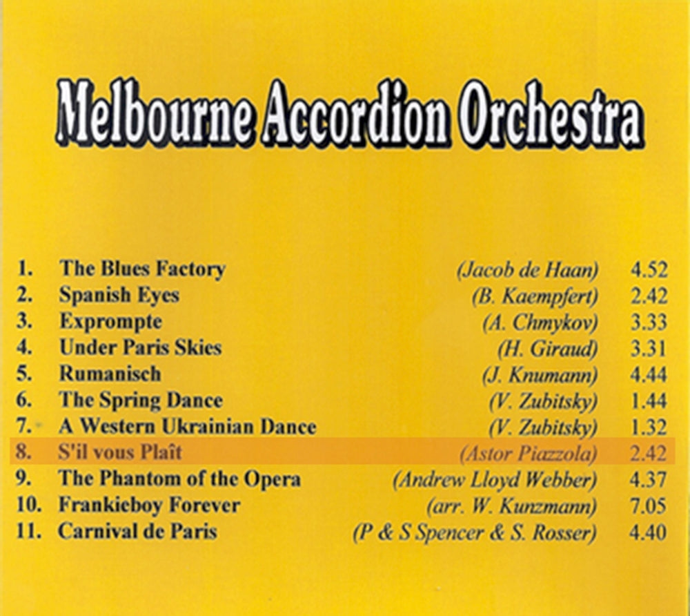 Melbourne Accordion Orchestra