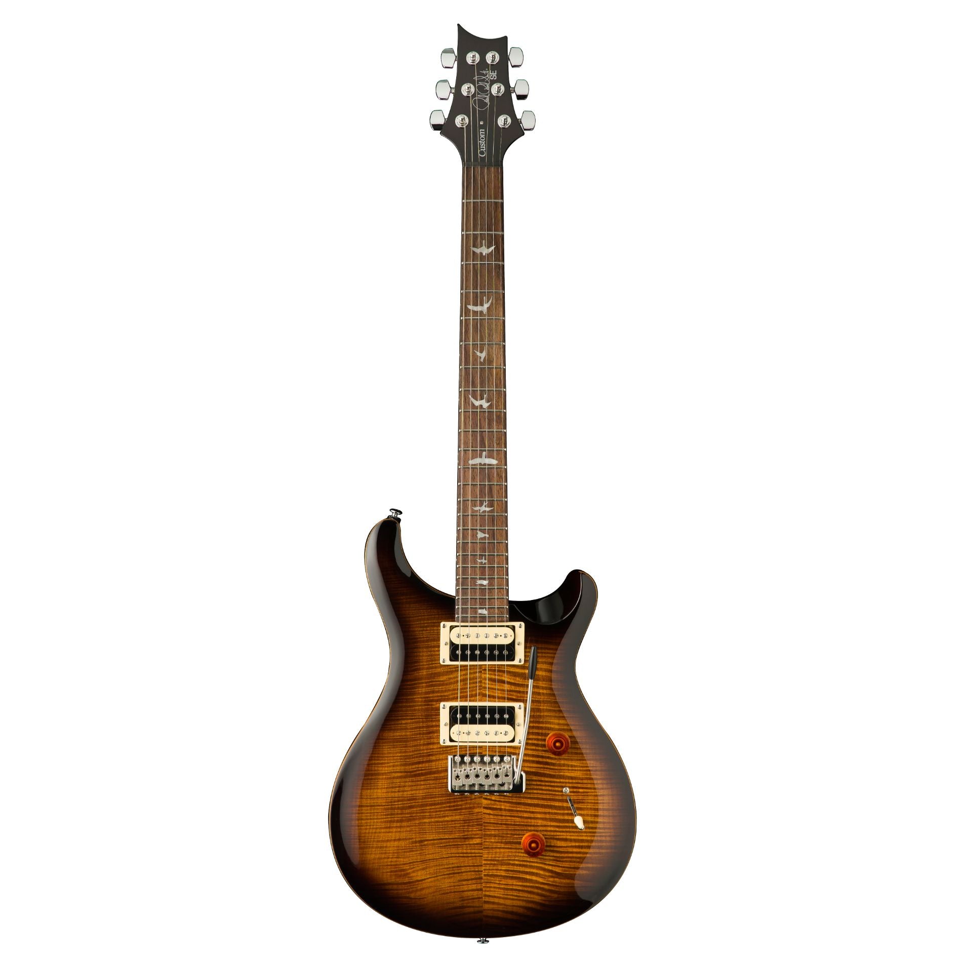 PRS SE Custom 24, Black Gold Burst