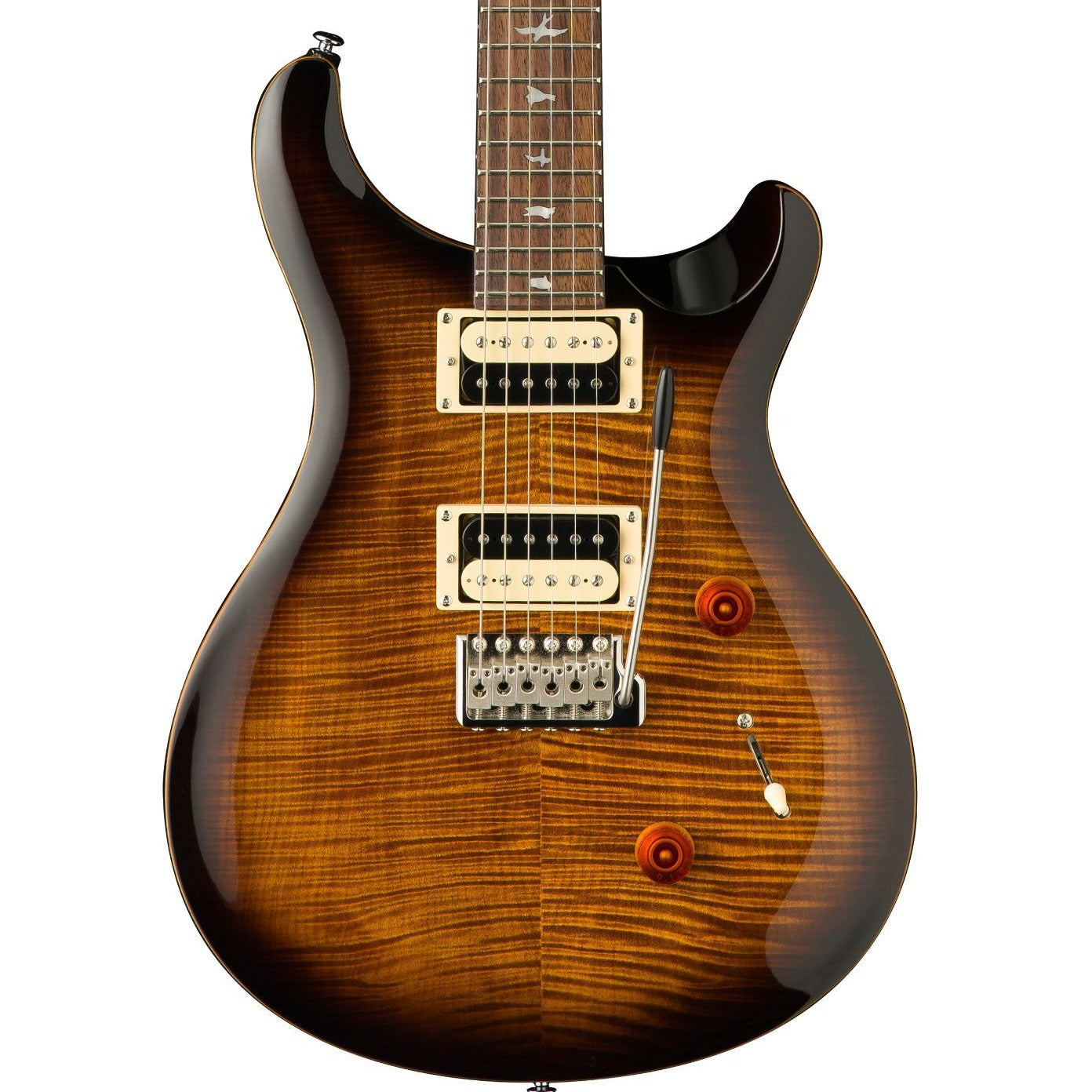 PRS SE Custom 24, Black Gold Burst