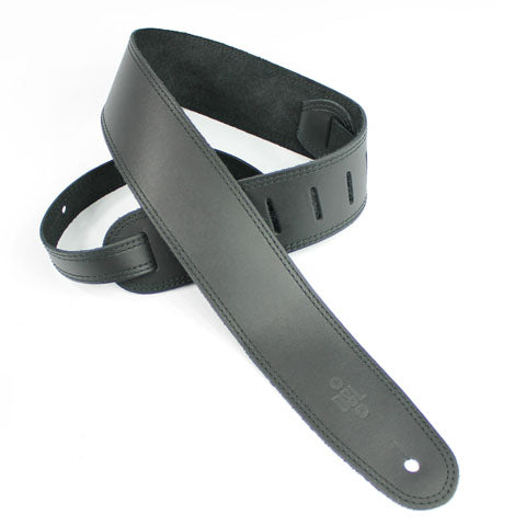 DSL 2.5" Guitar Strap, Single Layer, Black