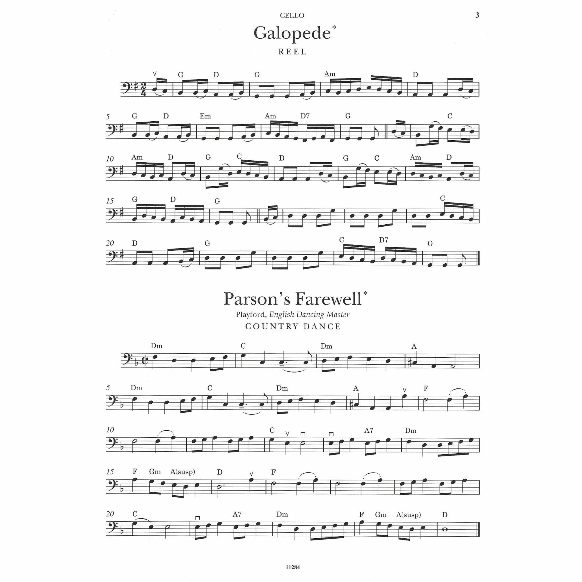 Jigs, Reels & More for Cello and Piano (Complete)
