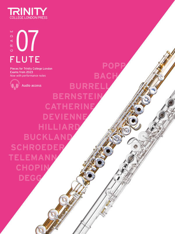 Trinity Flute Exam Pieces from 2023 - Grade 7