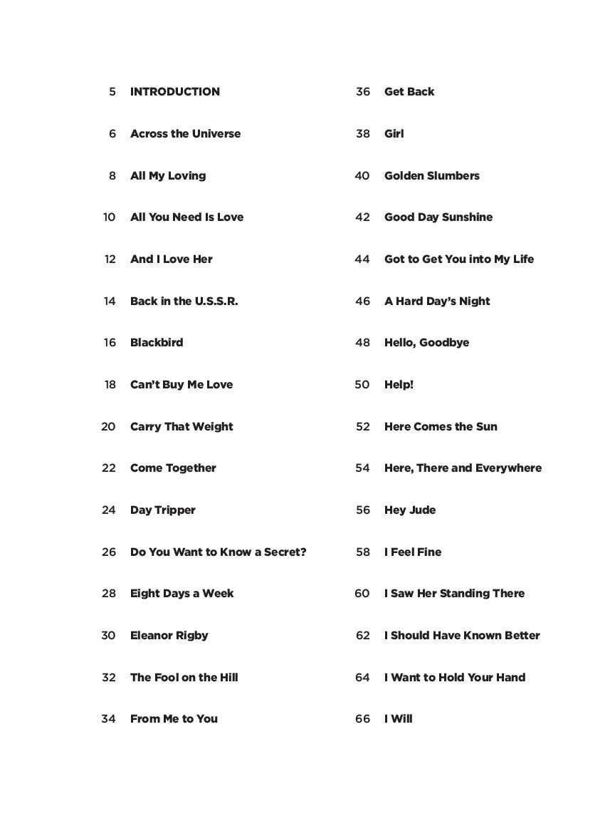 The Beatles - Super Easy Songbook