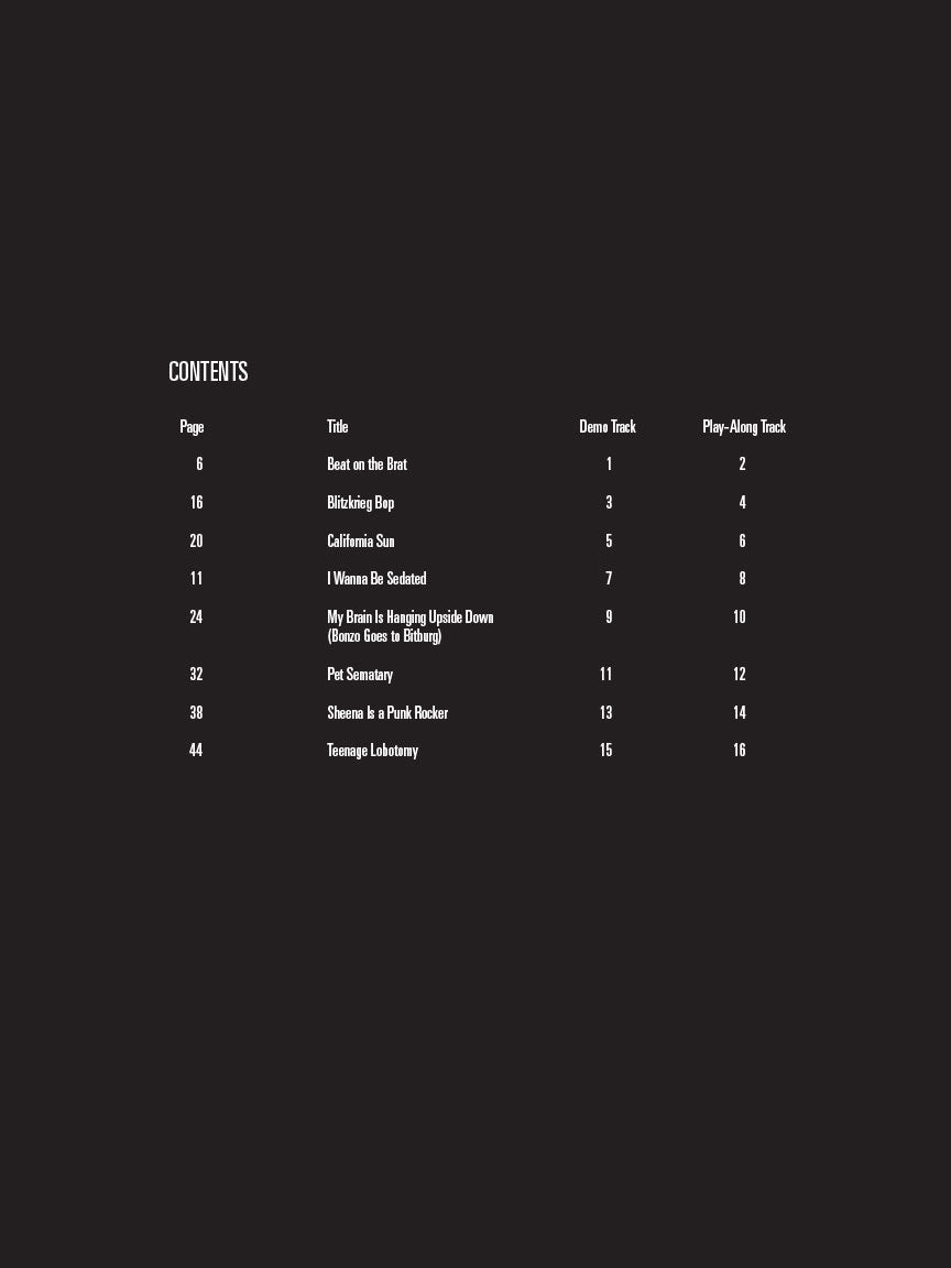 Ramones Guitar Play-Along