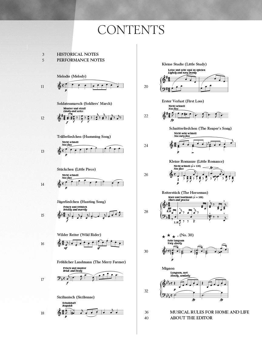 Schumann: Selections from Album for the Young, Op. 68