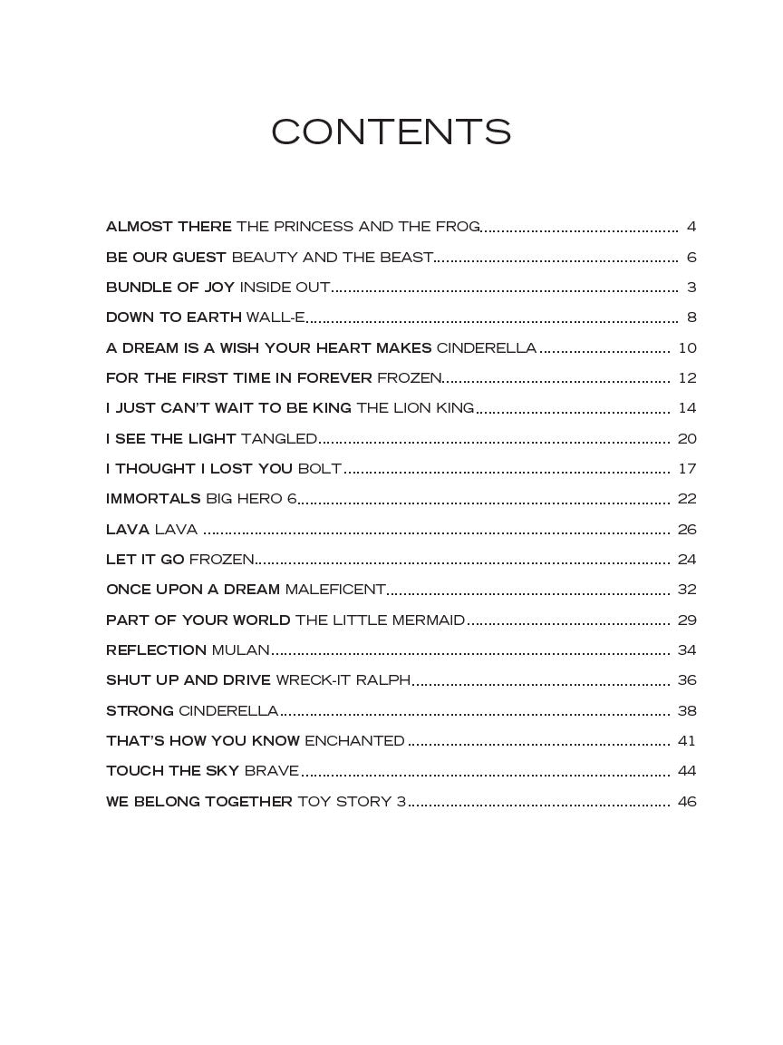 Really Easy Piano - Disney Hits