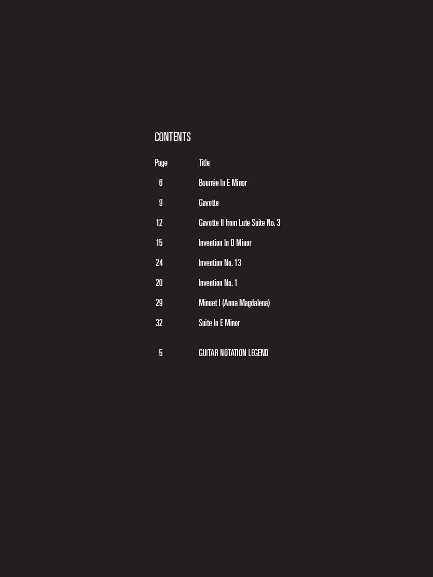 J.S. Bach Guitar Play-Along