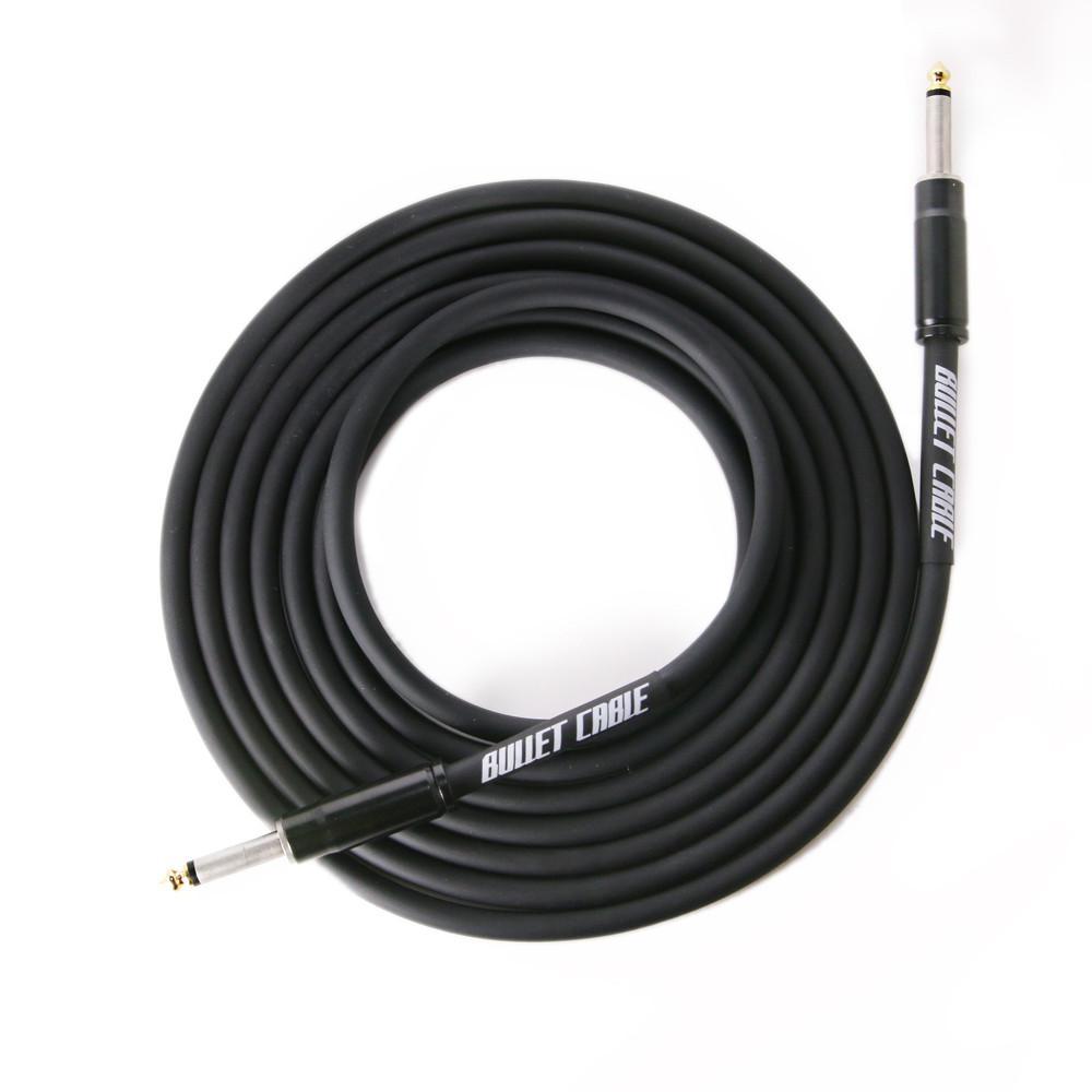 BULLET CABLE 10' STRAIGHT BLACK THUNDER GUITAR CABLE - Bullet Cable