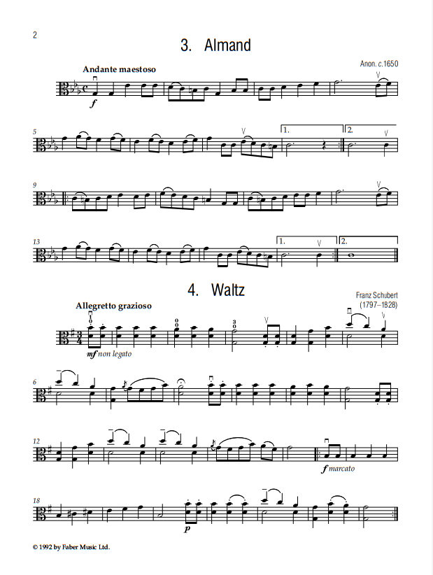 First Repertoire for Viola, Book Two