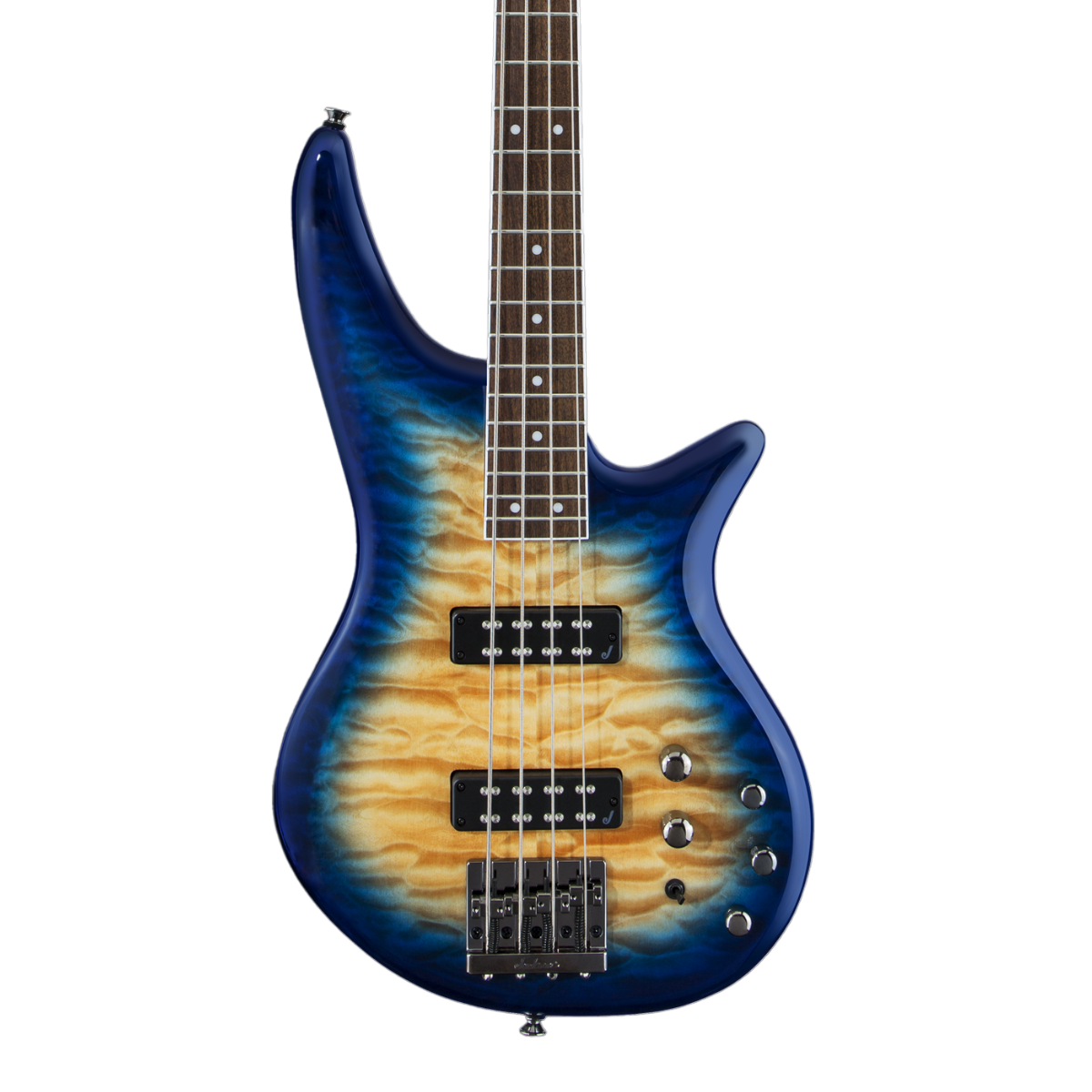 Jackson Spectra Bass JS3Q Amber Blue Burst