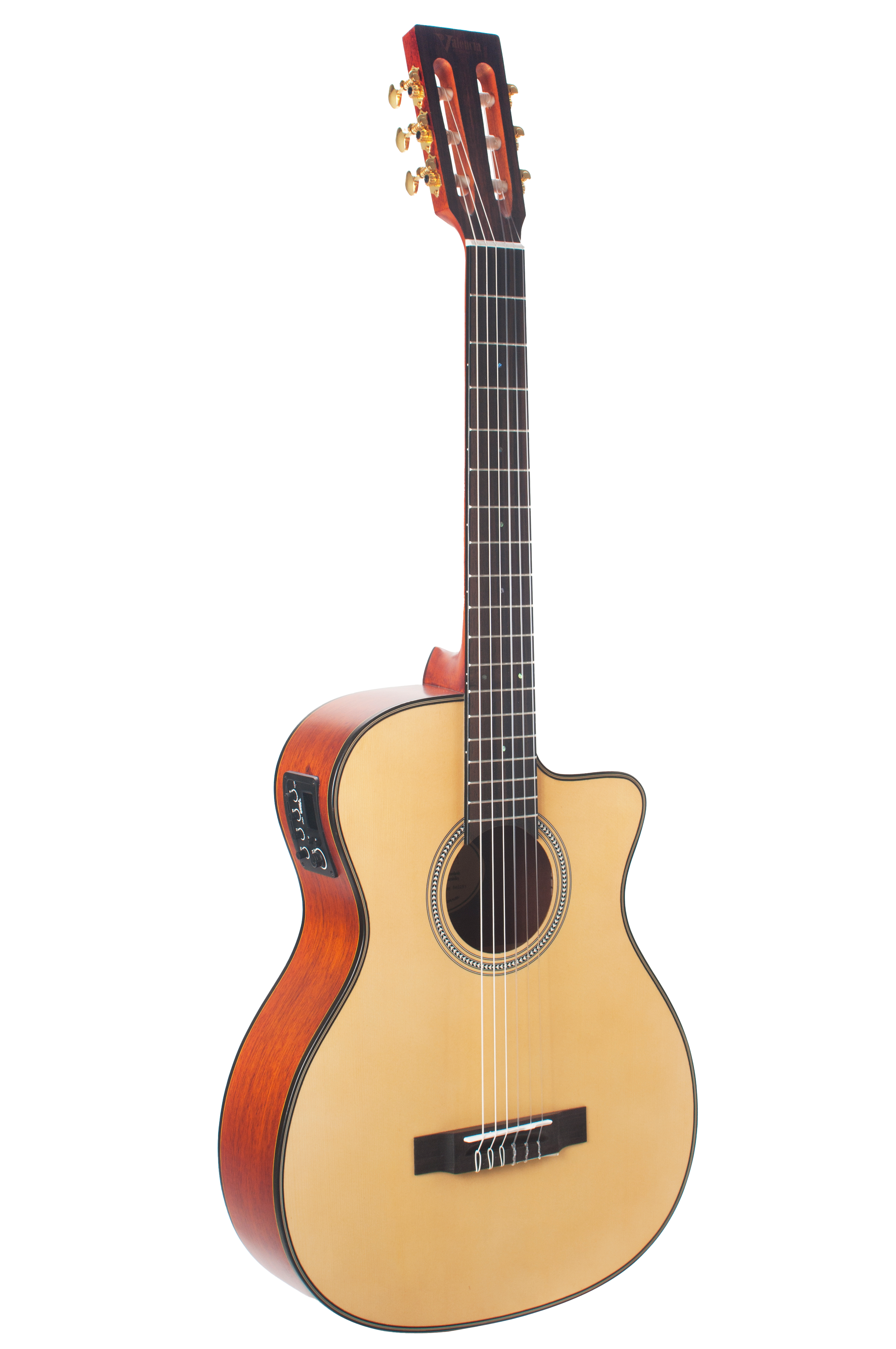 Valencia 430 Series 4/4 Size Nylon Electric Acoustic Guitar