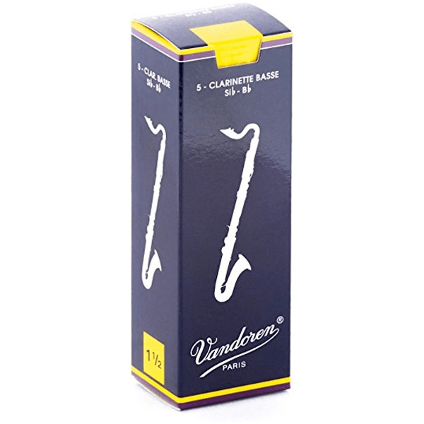 Vandoren Traditional Bass Clarinet Reeds 5 Pack
