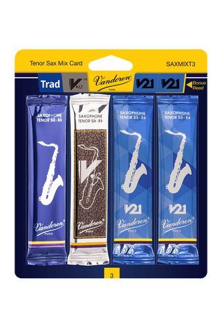 Vandoren Tenor Sax Classic Mix Card