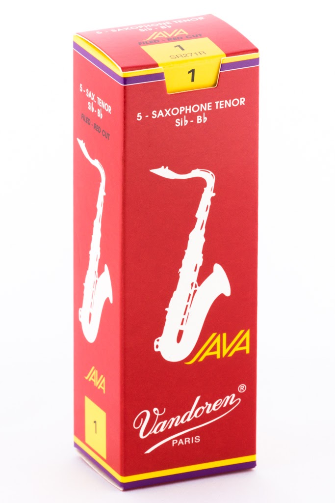 Vandoren Tenor Sax Reed JAVA 'Red Cut' 5 Pack