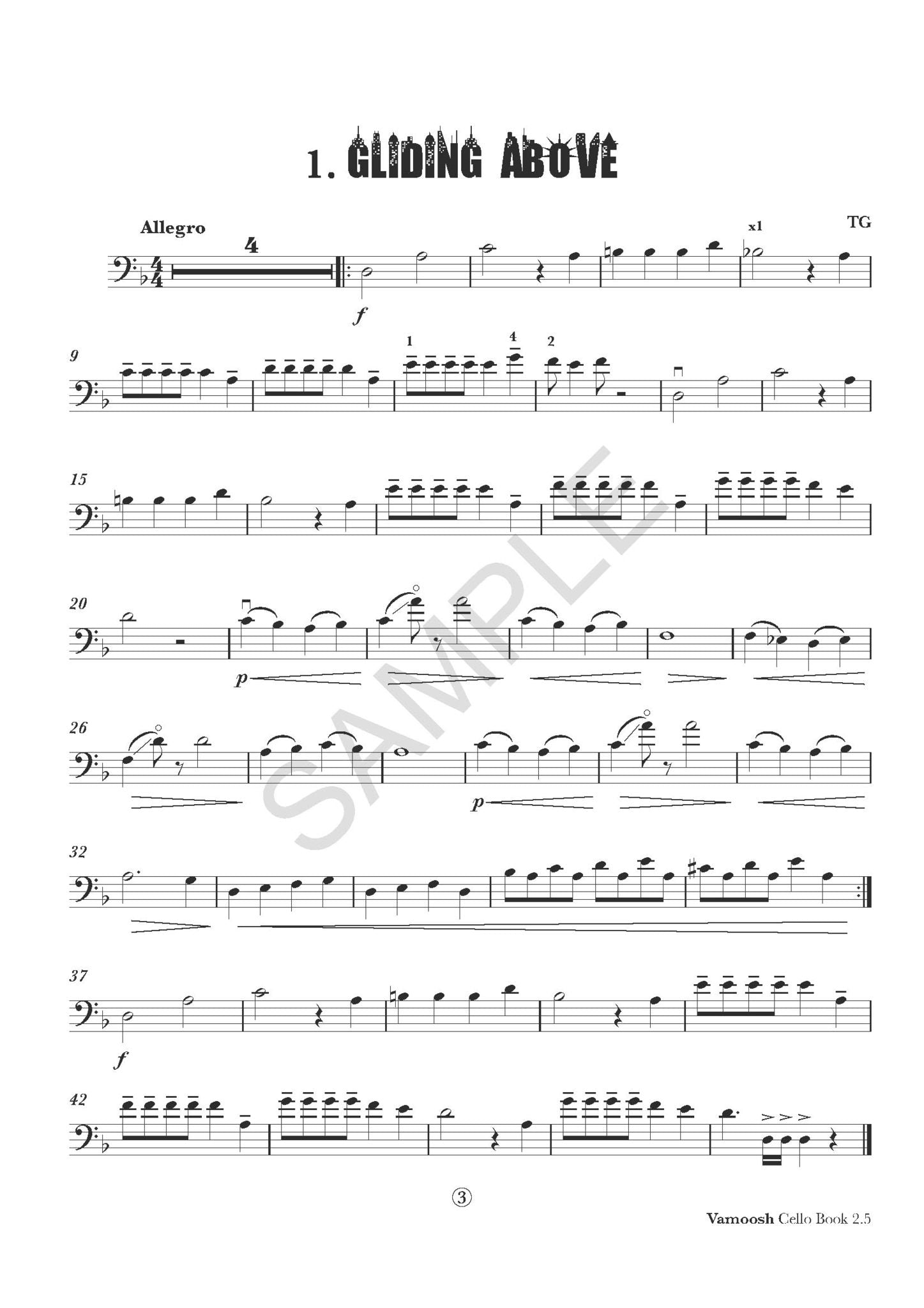 Vamoosh Cello Book 2.5