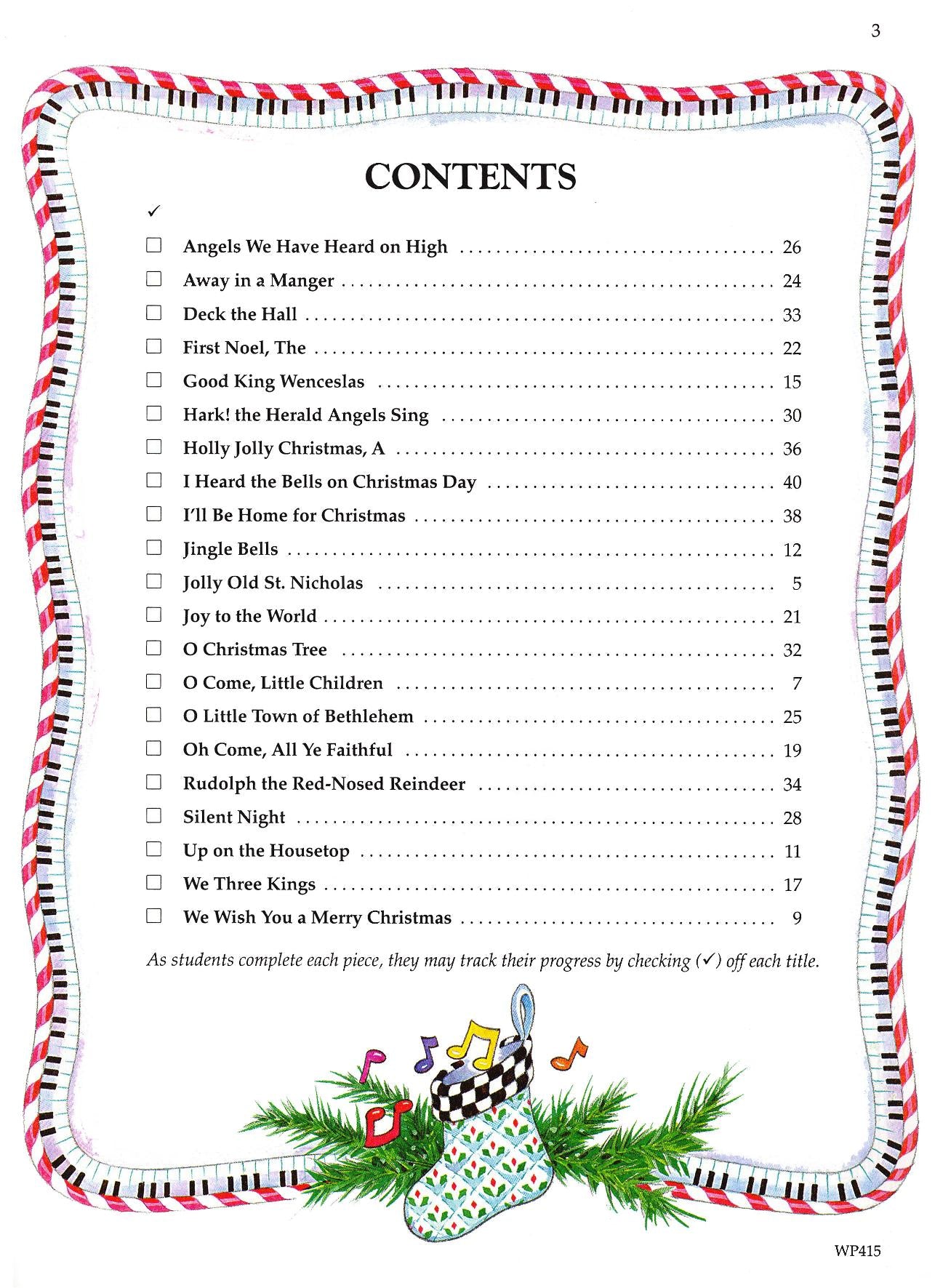 Bastien Play-Along Christmas, Book 1