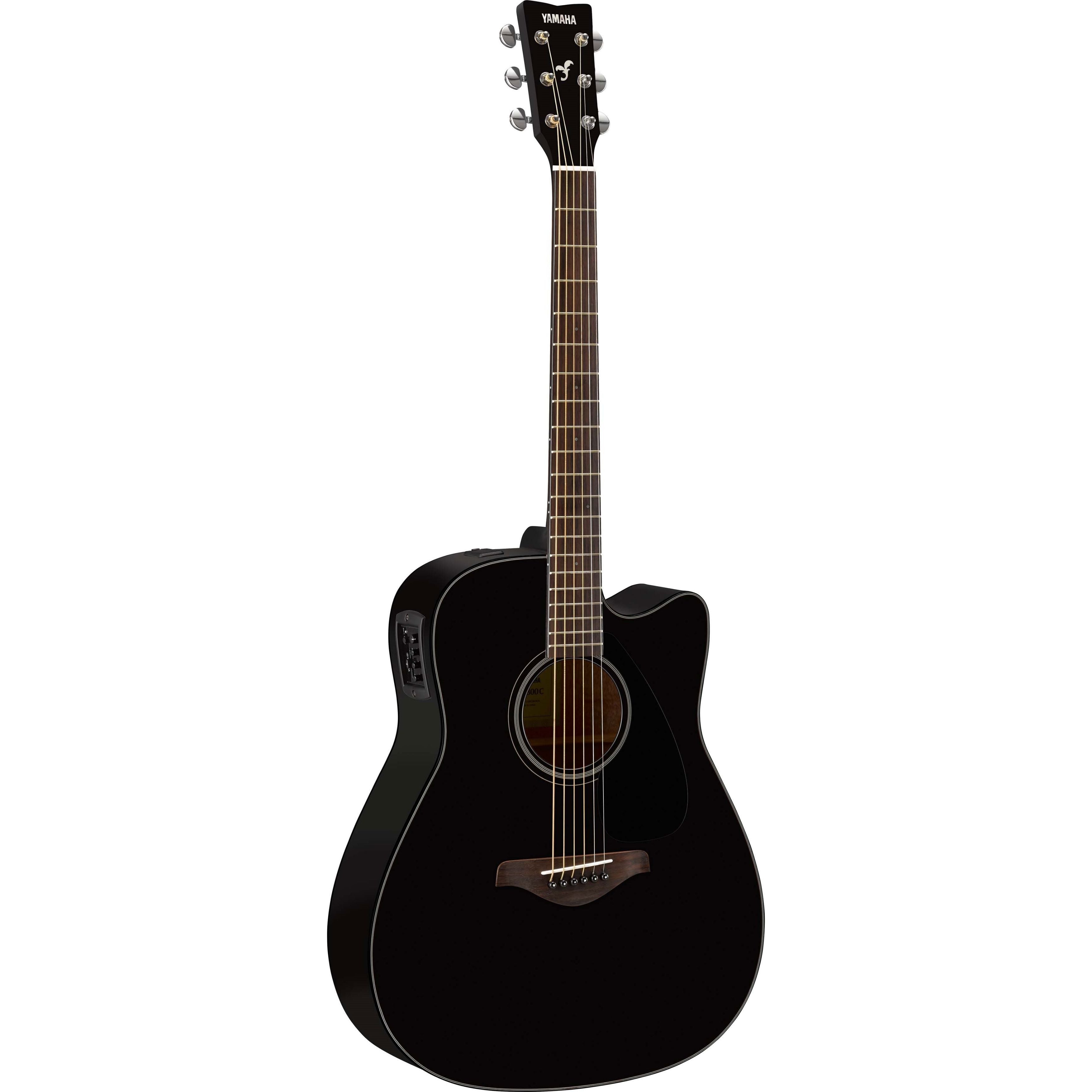 Yamaha FGX800C Acoustic-Electric Guitar, Black