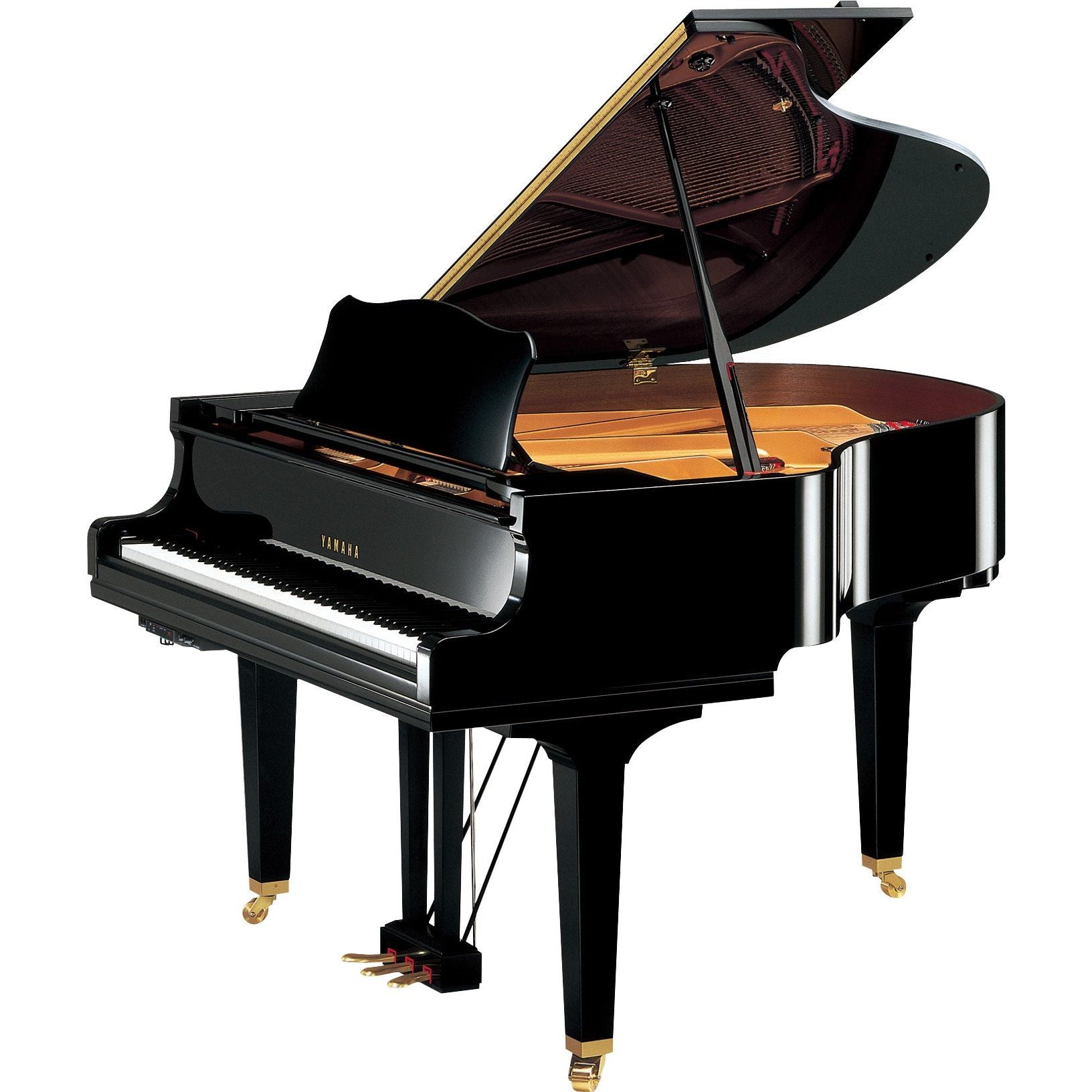 Yamaha GC1 TransAcoustic Grand Piano, Polished Ebony
