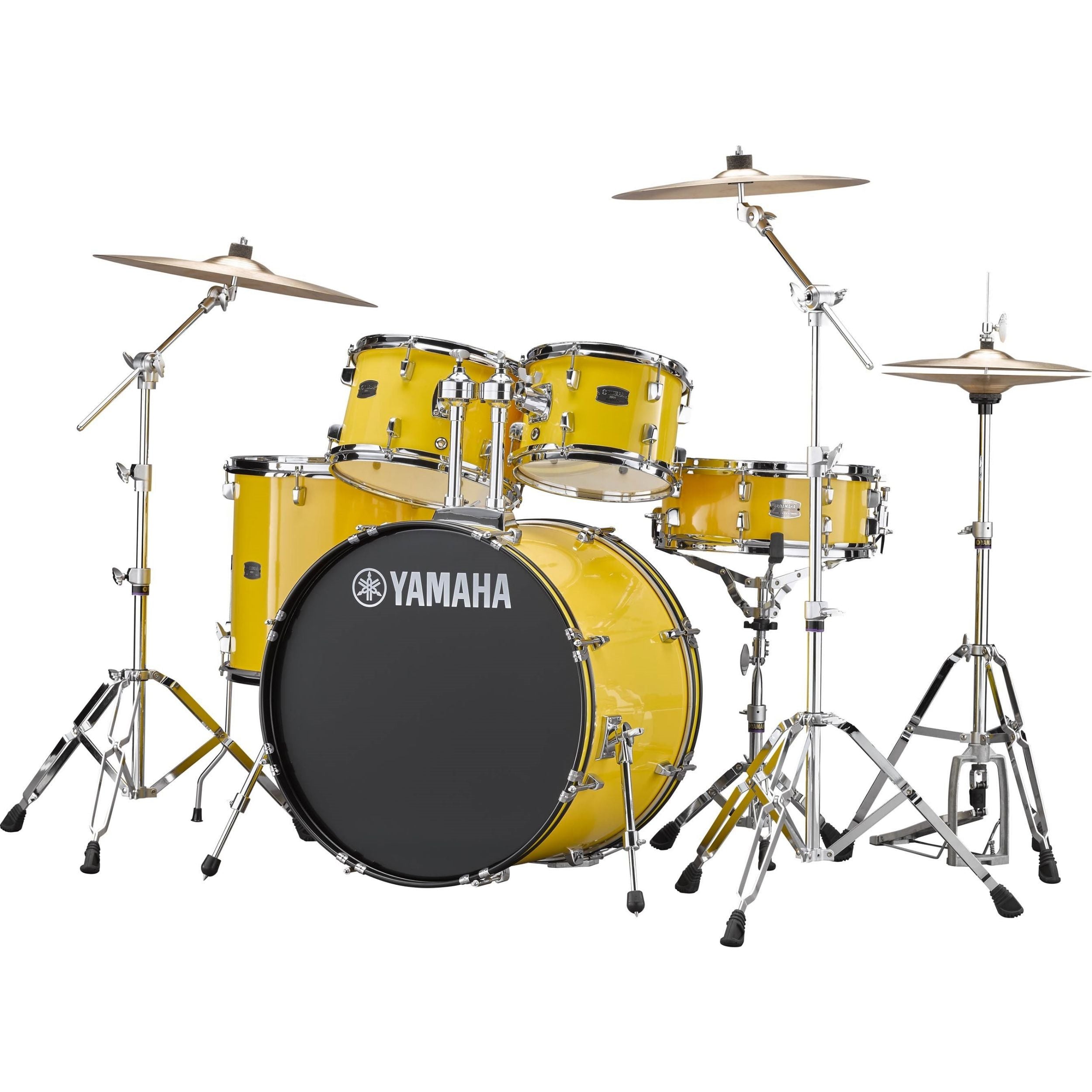 Yamaha RDP2F5YL Rydeen Euro Drum Kit, Mellow Yellow with Free Yamaha Stool & Sticks