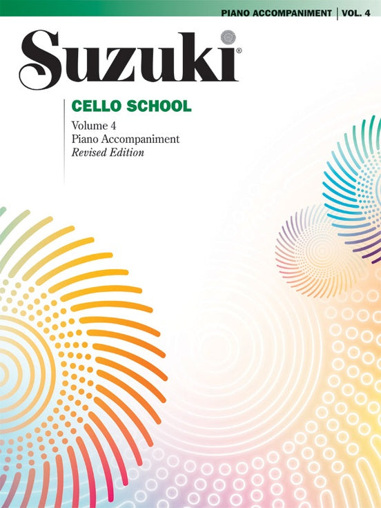 Suzuki Cello School Volume 4, Piano Accompaniment