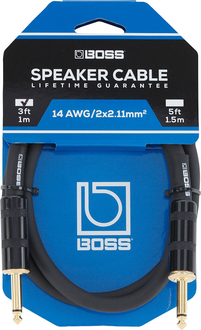 Boss BSC-3 Speaker Cable 3ft