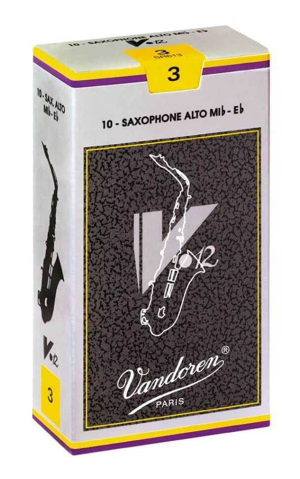 Vandoren V12 Alto Saxophone Reeds, 10-Pack
