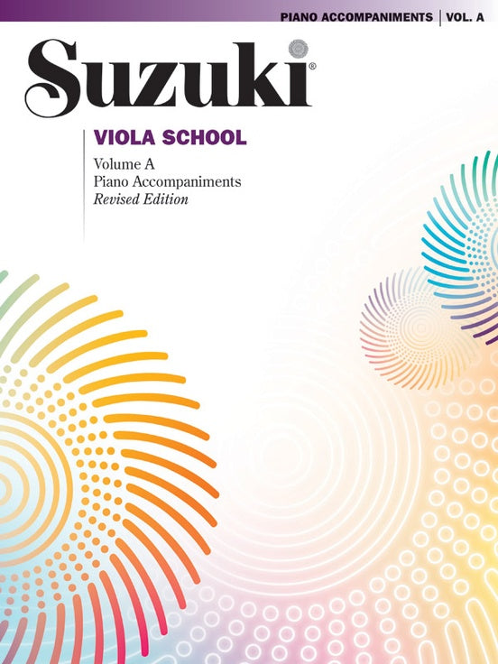 Suzuki Viola School Volume A (Vol 1-2), Piano Accompaniment