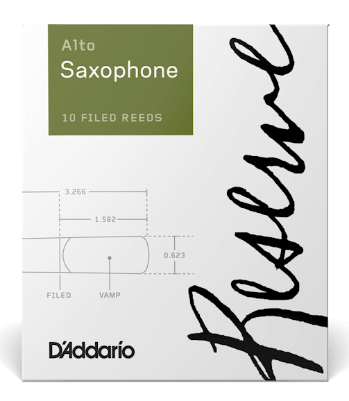D'Addario Reserve Alto Saxophone Reeds, 10-Pack