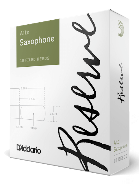 D'Addario Reserve Alto Saxophone Reeds, 10-Pack