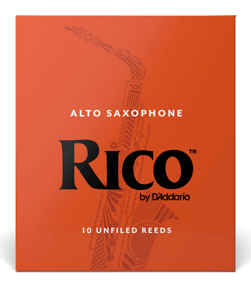 Rico Alto Saxophone Reeds, 10-Pack