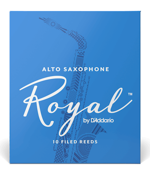 Rico Royal Alto Saxophone Reeds, 10-Pack