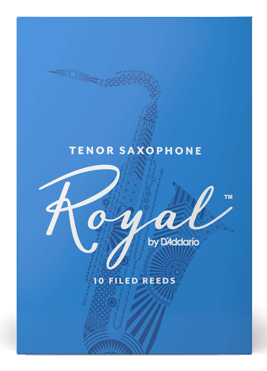 Rico Royal Tenor Saxophone Reeds, 10-Pack
