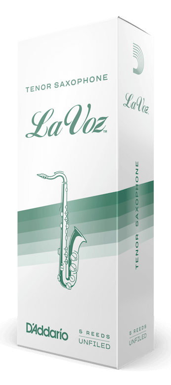 Rico La Voz Tenor Saxophone Reeds, 5-Pack