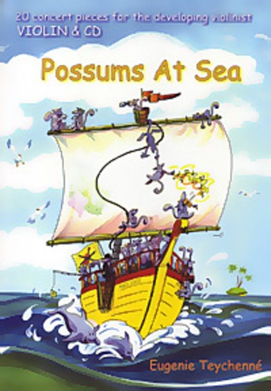 Possums at Sea - Violin Book & CD