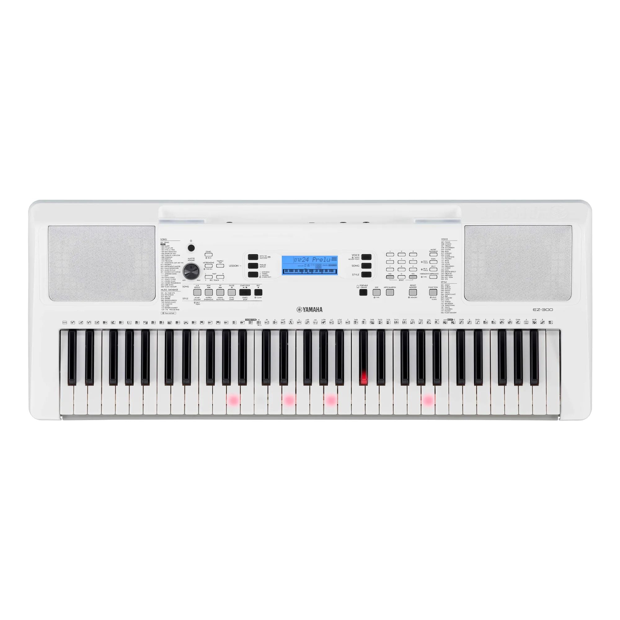 Yamaha EZ-300 Portable Keyboard with Lighted Keys