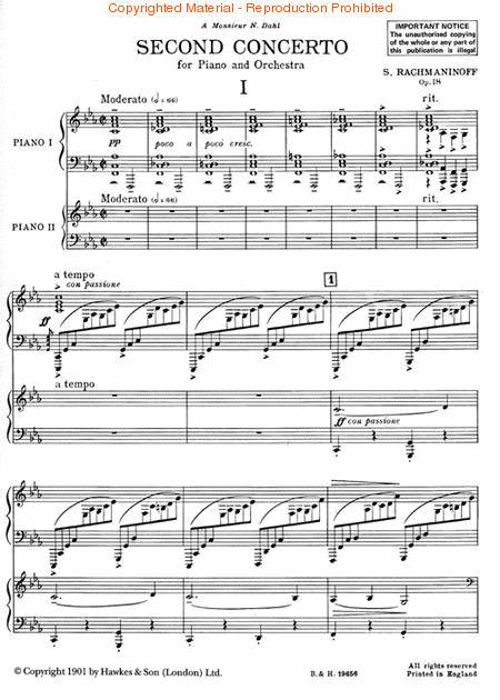 Rachmaninoff: Piano Concerto No. 2 in C Minor, Op. 18