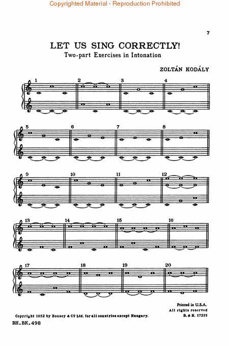Kodaly: Let Us Sing Correctly