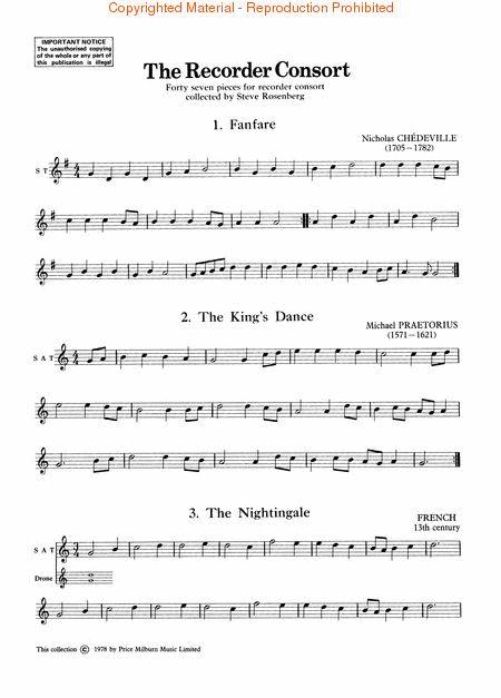 The Recorder Consort - Book 1