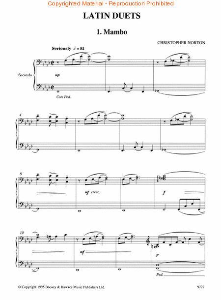 Latin Duets for Piano