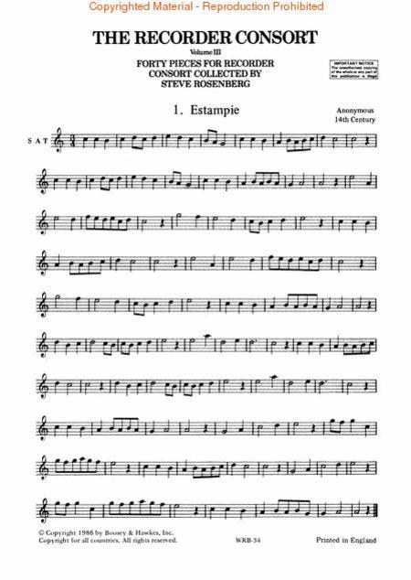 The Recorder Consort - Book 3