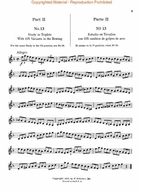 Ševčík: School of Bowing Technic (Op. 2, Part II)