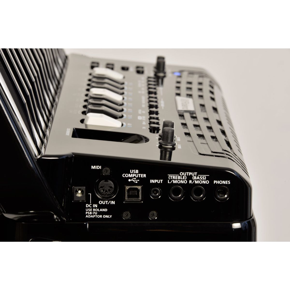 Roland FR-4x V-Accordion, 120 Bass, Black