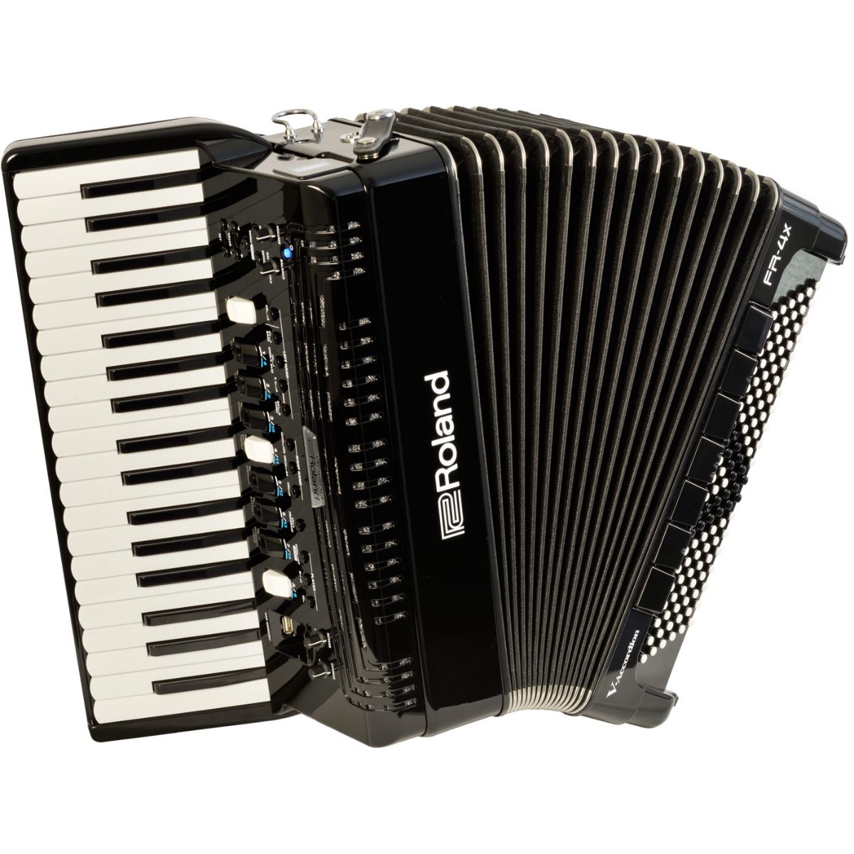 Roland FR-4x V-Accordion, 120 Bass, Black